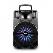 Parlante portátil RCA RS12BT bluetooth micrófono control remoto 2500w