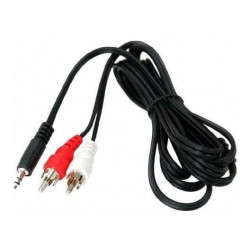 Cable NISUTA NSCAU355 AUX 3.5mm a 2 RCA 5m