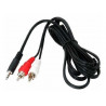 Cable NISUTA NSCAU355 AUX 3.5mm a 2 RCA 5m
