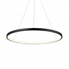 Colgante MARKAS KAENA L7336N 1 aro led 36w negro d60cm 3000k cálido