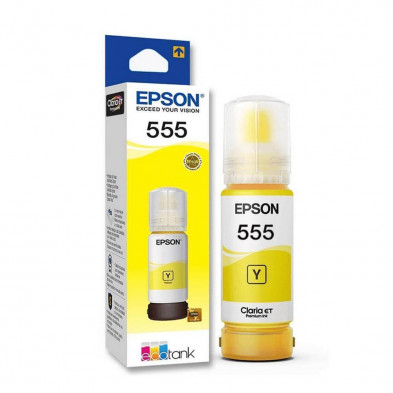 Botellón EPSON T555420-AL amarillo para Ecotank L8180-L8160