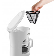 Cafetera de filtro ATMA CA8133P 1,25 litros 850W blanca