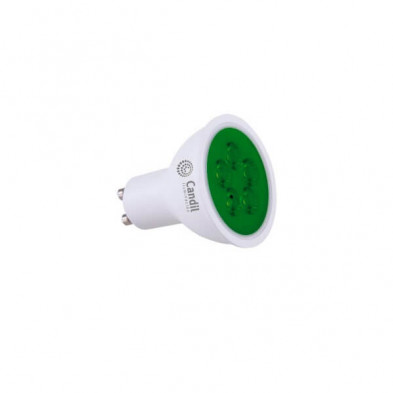 Lámpara CANDIL LGU-8004-30 Dicro Led 4.5w 220v 325lm GU10 Verde