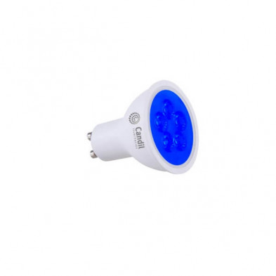 Lámpara CANDIL LGU-8004-30 Dicro Led 4.5w 220v 325lm GU10 Azul
