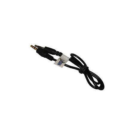 Cable NISUTA para audio 3.5 stereo M-M 0,5m