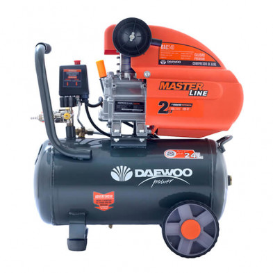 Compresor DAEWOO DAC24D 24 litros 2 HP 220v 1 cilindro 2850rpm no incluye kit