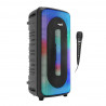Parlante bluetooth NISUTA NSPA88B 2x8 portátil 300W con luz RGB