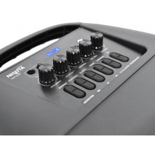 Parlante bluetooth NISUTA NSPA88B 2x8 portátil 300W con luz RGB