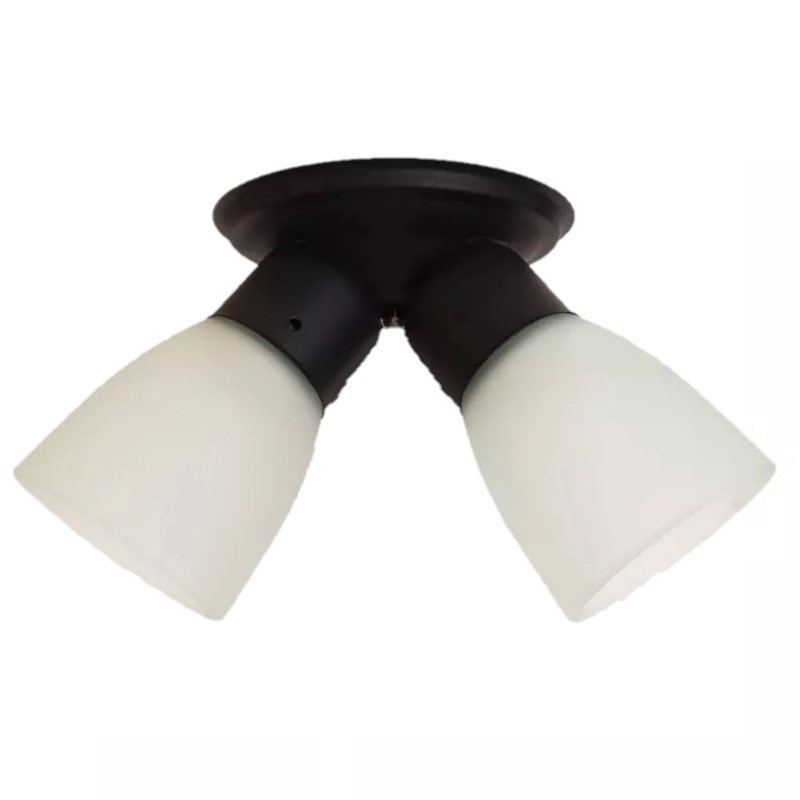 Aplique de ventilador SAN JUSTO BELÉN para 2 luces E27 negro Aplique de ventilador SAN JUSTO BELÉN para 2 luces E27 negro