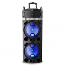 Parlante portátil RCA 122PRO bluetooth fm micrófono control remoto 15000w