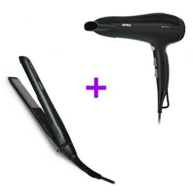 Kit ATMA CK4010P secador y planchita de pelo 2000W
