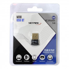 Adaptador NETMAK NM-BT9 bluetooth 5.0 nano USB para PC