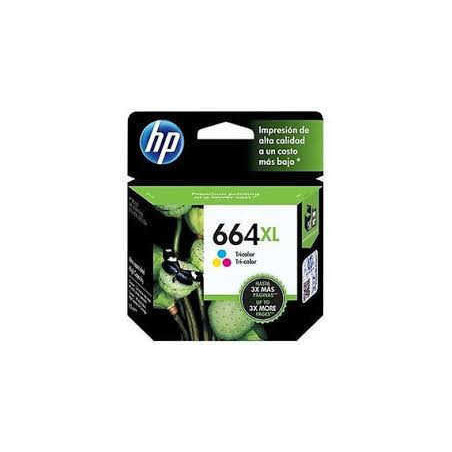 Cartucho original HP 664XL tricolor para Deskjet y OfficeJet