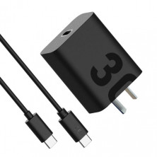 Cargador original MOTOROLA TURBOPOWER 30W USB C-C con cable