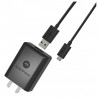 Cargador original MOTOROLA Micro USB 20W carga rápida negro con cable