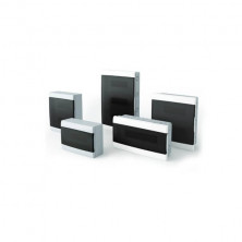 Caja SISTELECTRIC Q ENERGY PVC Embutir 96 módulos con puerta Fume blanco