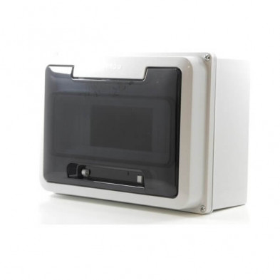 Caja SISTELECTRIC para 9 módulos DIN sobreponer IP65 gris