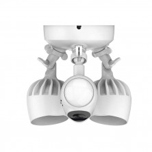 Cámara de seguridad EZVIZ LC1C IP65 con sirena y doble luz inteligente 2000LM
