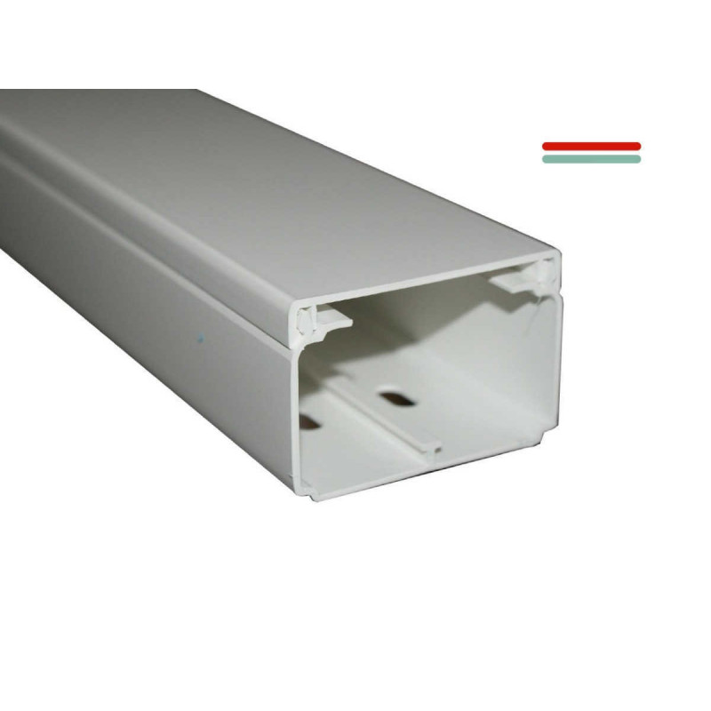 Cablecanal DEXSON 20x20mm 2 metros con ahesivo blanco