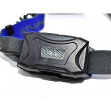 Linterna NISUTA tipo vincha batería recargable con luz delantera y trasera