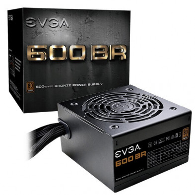 Fuente de Alimentación EVGA 100-BR-0600-KR ATX 600w 80 Plus