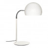 Lámpara de escritorio MARKAS flexible para 1 luz E27 pantalla bocha blanco