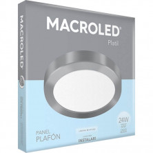 Plafón led MACROLED circular 24W 2160lm 6000K luz fría