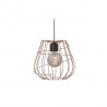Colgante SAN LORENZO LARRY jaula para 1 luz E27 cobre