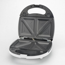 Sandwichera YELMO SW-1801 3 en 1 inoxidable 750W blanca
