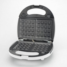 Sandwichera YELMO SW-1801 3 en 1 inoxidable 750W blanca