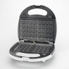 Sandwichera YELMO SW-1801 3 en 1 inoxidable 750W blanca