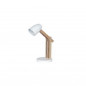 Lámpara de escritorio CARILUX paraíso regulable con cabezal blanco E27