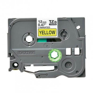 Repuesto rotuladora BROTHER TZE-631 (11.7 - 12mm) negro/amarillo