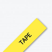 Repuesto rotuladora BROTHER TZE-631 (11.7 - 12mm) negro/amarillo