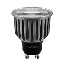 Lámpara led MACROLED dicro 5W 300lm 2700K GU10 12° dimerizable