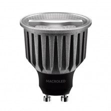 Lampara led MACROLED MR16-5W-12-DIM dicro 5W 2700K GU10 12° dimerizable 300lm