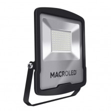 Proyector led macroled pro ac100-240v 100w 6500ºk ik08 luz fria
