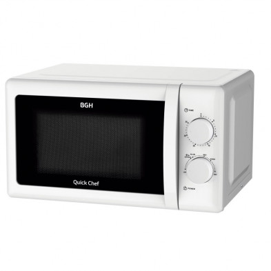Microondas BGH B120M20 20 Litros Mecánico Blanco 700W