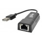 Adaptador de red NISUTA NSCOUSREDCH USB a Ethernet