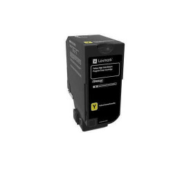 Toner lexmark 74c4hy0 original amarillo