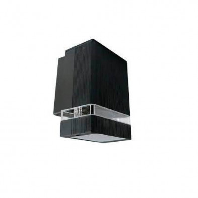 Aplique SAN JUSTO CHALTEN unidireccional aluminio 1 luz GU10 negro