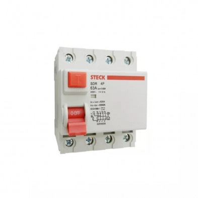 Disyuntor STECK SDR46330 Tetrapolar 63A 30ma
