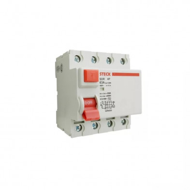 Disyuntor STECK SDR46330 Tetrapolar 63A 30ma