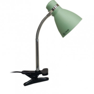 Lámpara de Escritorio CANDIL PIPO Tipo Pinza Flexible E27 verde Vintage