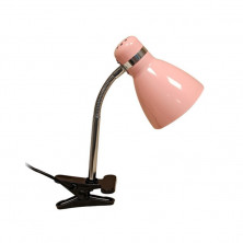 Lámpara de Escritorio CANDIL PIPO Tipo Pinza Flexible E27 Rosa