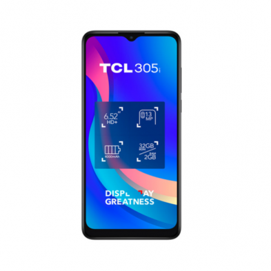 Celular TCL 305I 2GB RAM 32GB negro con cargador