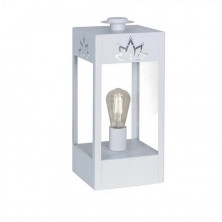 Farol SAN JUSTO Candelaria Fanal Electrico de Pie E27 Blanco