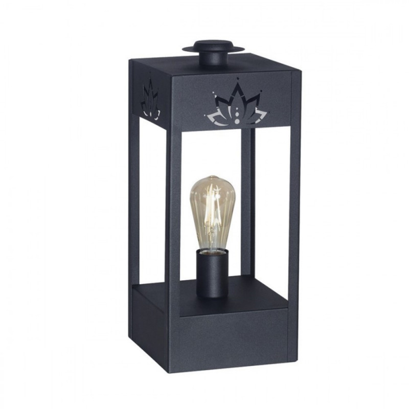 Farol SAN JUSTO CANDELARIA electrico para 1 luz E27 negro Farol SAN JUSTO CANDELARIA electrico para 1 luz E27 negro