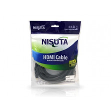 Cable HDMI NISUTA 5m dorado con filtros 2160P