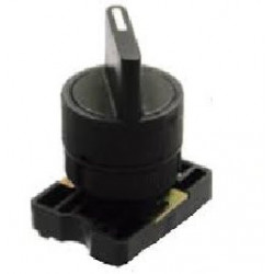 Selector conmutador STECK plástico palanca 0-1 negro